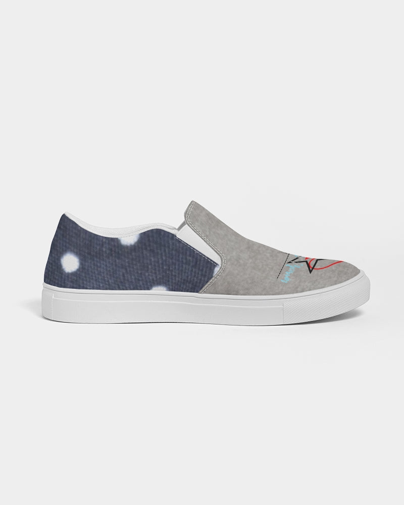 Dots cool grey by Marvin Jeans and Trinity D Marvin Men's Slip-On Canvas Shoe