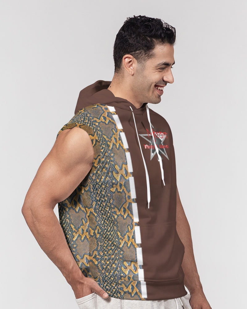 Calf print Premium BY MARVIN JEANS Men's Premium Heavyweight Sleeveless Hoodie