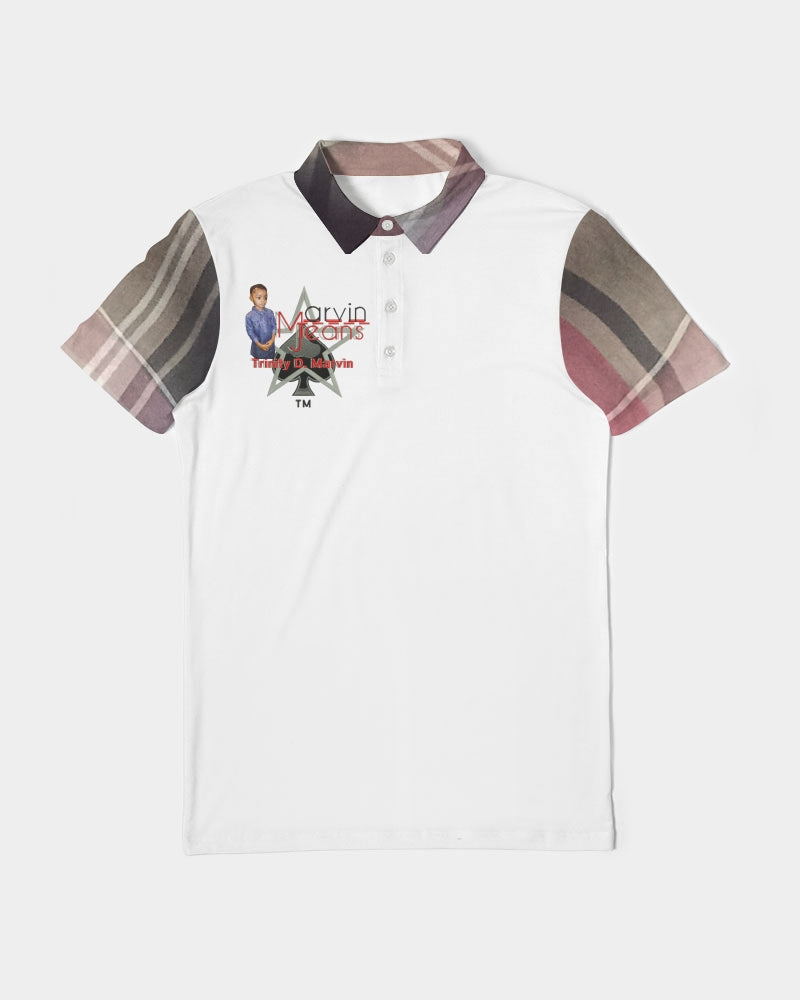 Zero by Marvin Jeans and Trinity D Marvin Men's Slim Fit Short Sleeve Polo