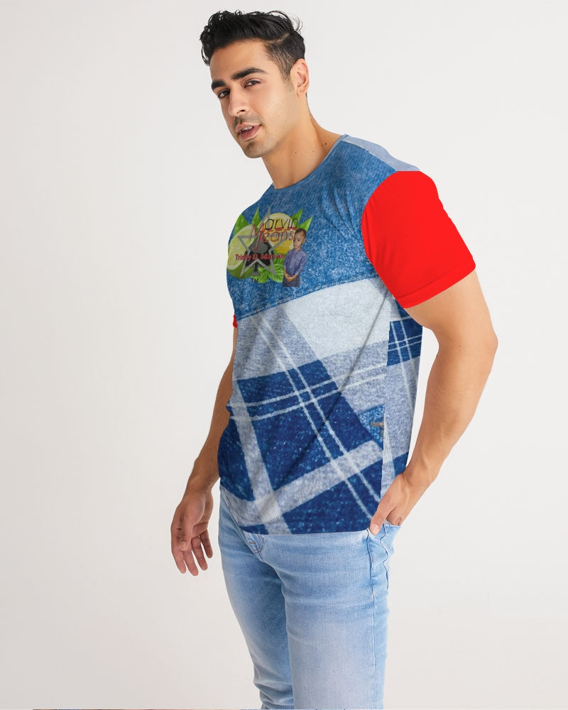 Denim red 1.0 by Marvin Jeans and Trinity D Marvin Men's Tee