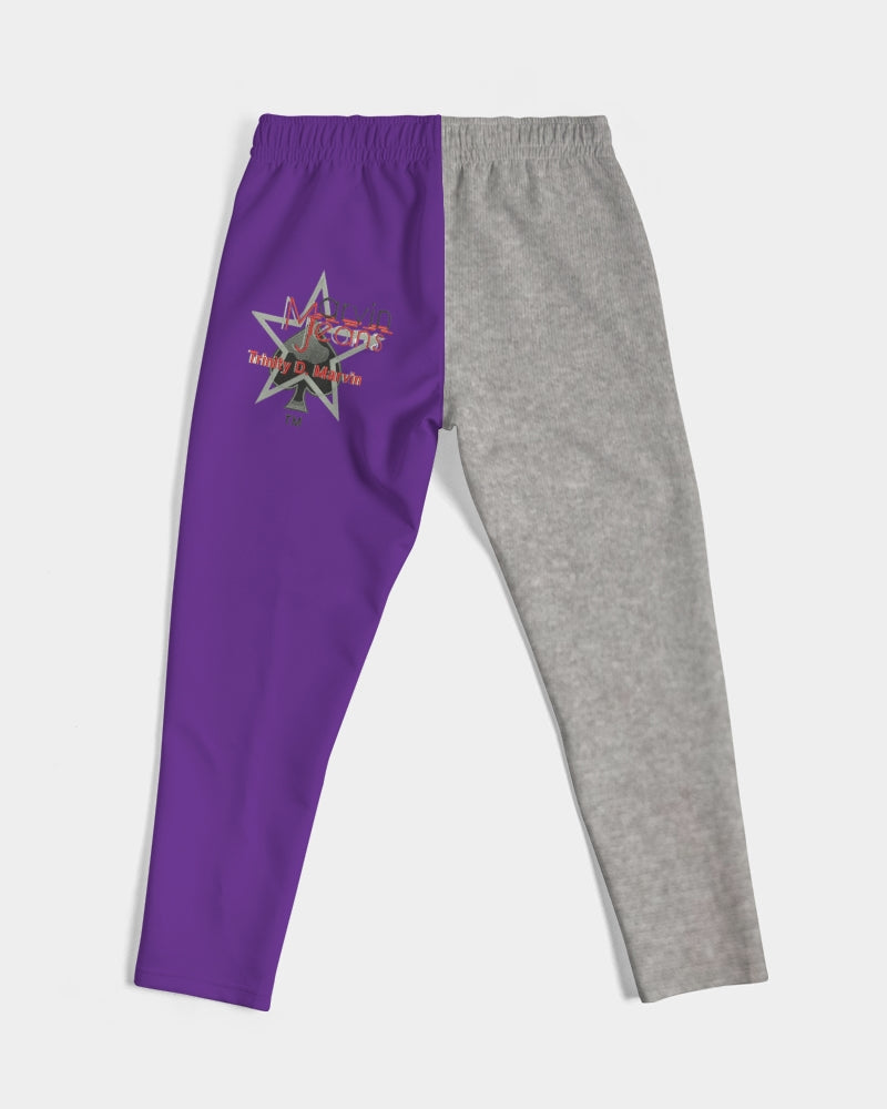 Cool grey half purple by Marvin Jeans and Trinity D Marvin Men's Joggers