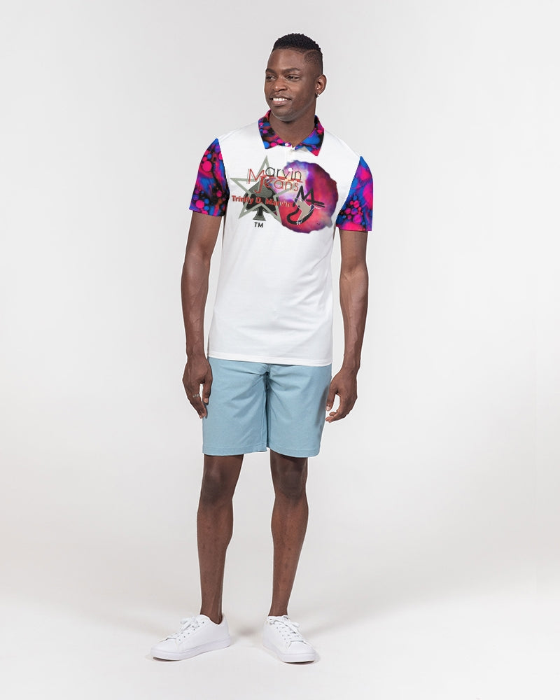 High tide by Marvin Jeans and Trinity D Marvin Men's Slim Fit Short Sleeve Polo