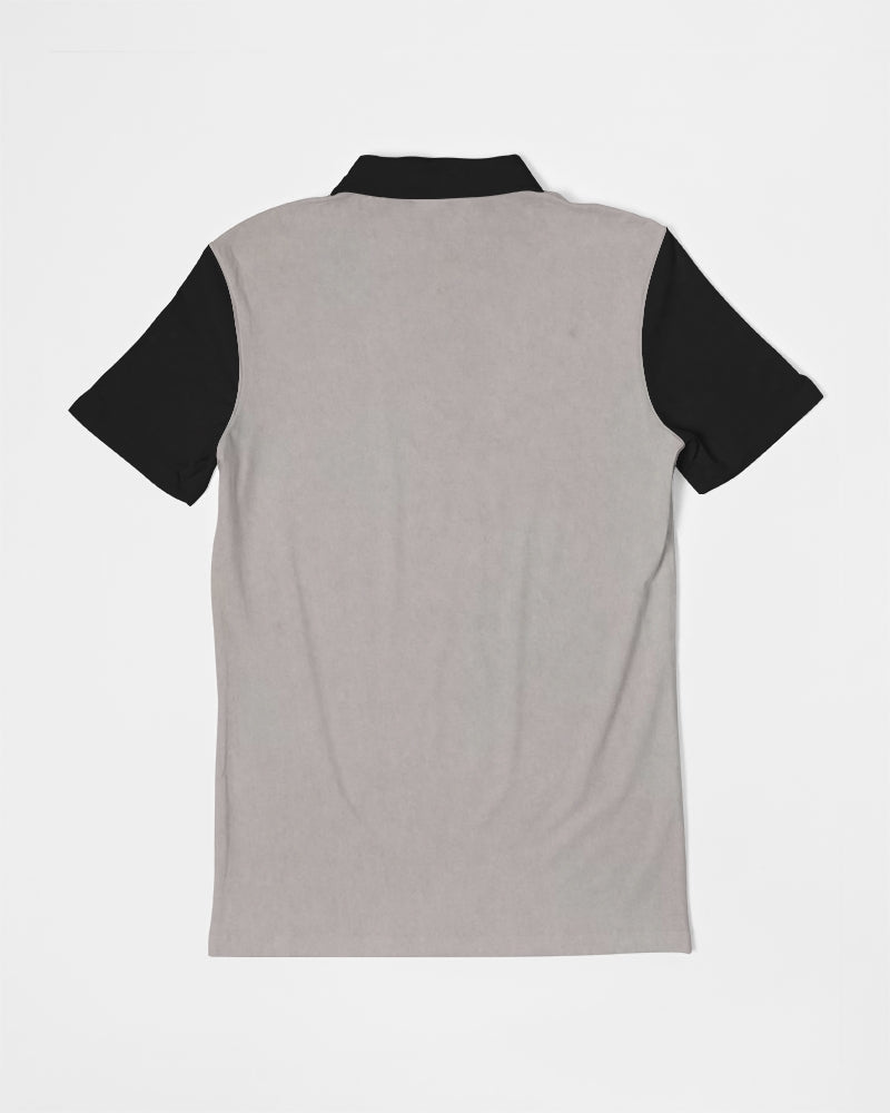 #John 3:16 light grey by Marvin Jeans and Trinity D Marvin Men's Slim Fit Short Sleeve Polo