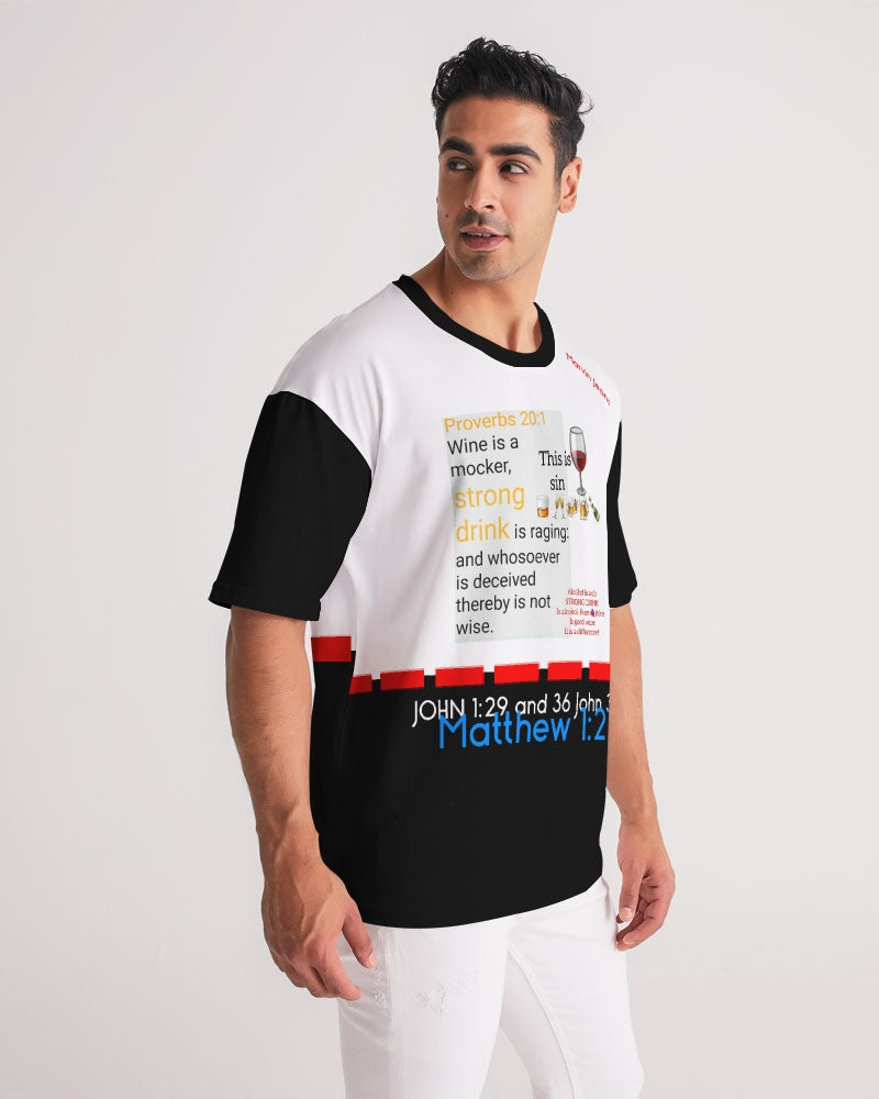 Gospel message on alcohol by Marvin Jeans and Trinity D. MARVIN Men's Premium Heavyweight Tee