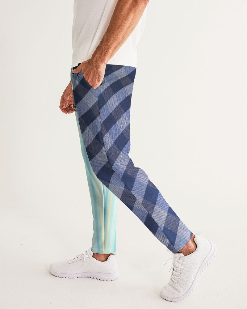Blue stripes pin stripes BY MARVIN JEANS Men's Joggers