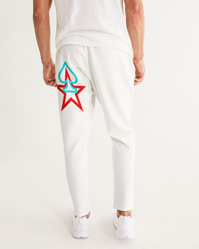All White Legacy by Marvin Jeans and Trinity D Marvin Men's Joggers