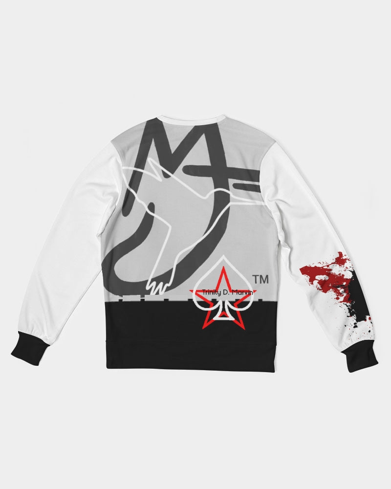 I'm so SAINT LOUIS awesome print BY MARVIN JEANS Men's Classic French Terry Crewneck Pullover