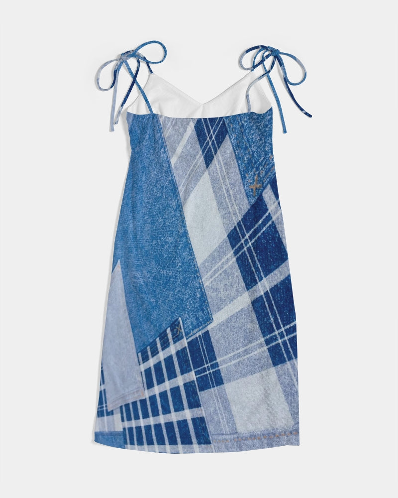Denim by Marvin Jeans and Trinity D Marvin Women's Tie Strap Split Dress