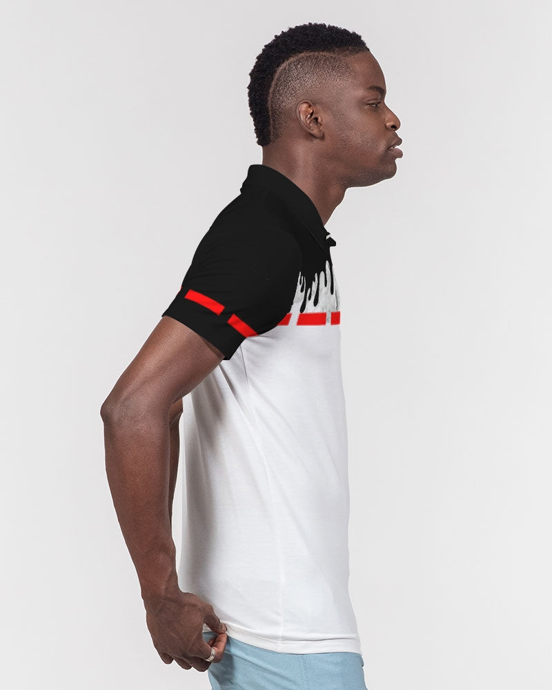 Drip BY MARVIN JEANS Men's Slim Fit Short Sleeve Polo