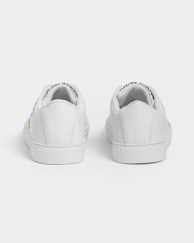 Gator white 100,000 by Trinity D Marvin Men's Faux-Leather Sneaker