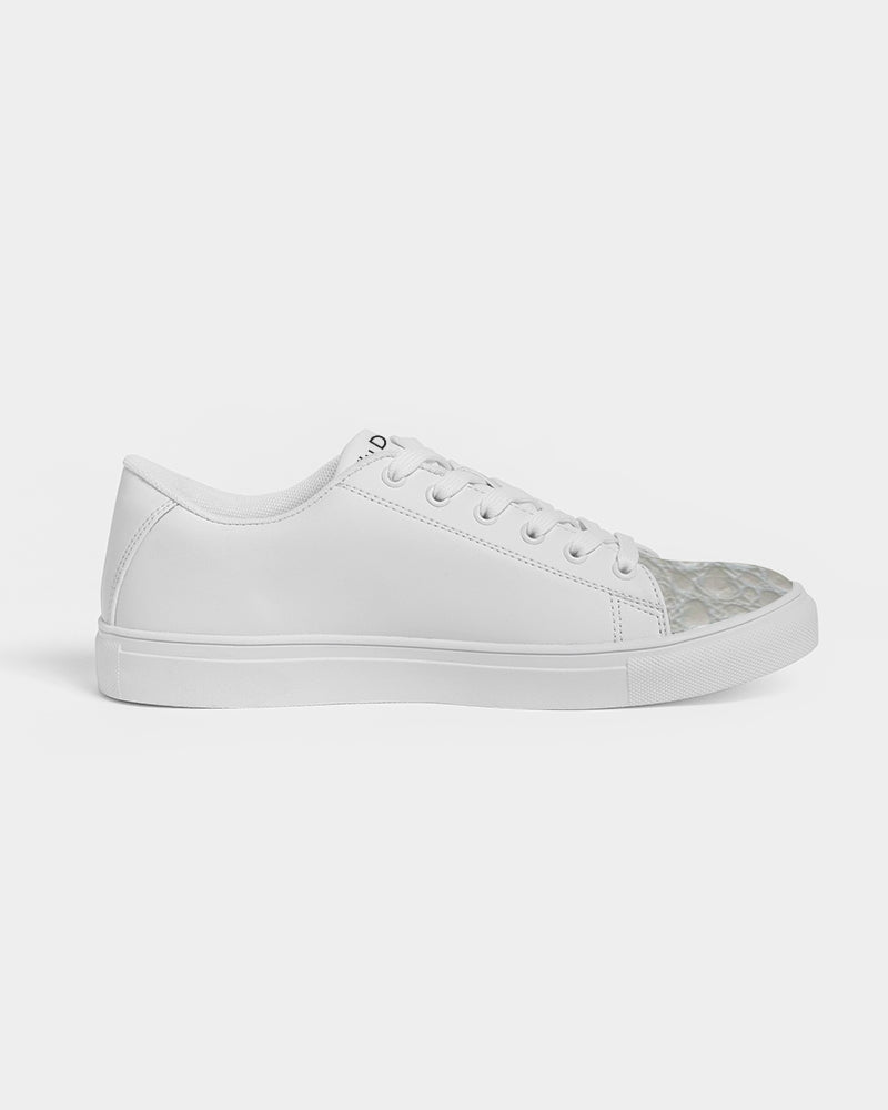 Gator white 100,000 by Trinity D Marvin Men's Faux-Leather Sneaker