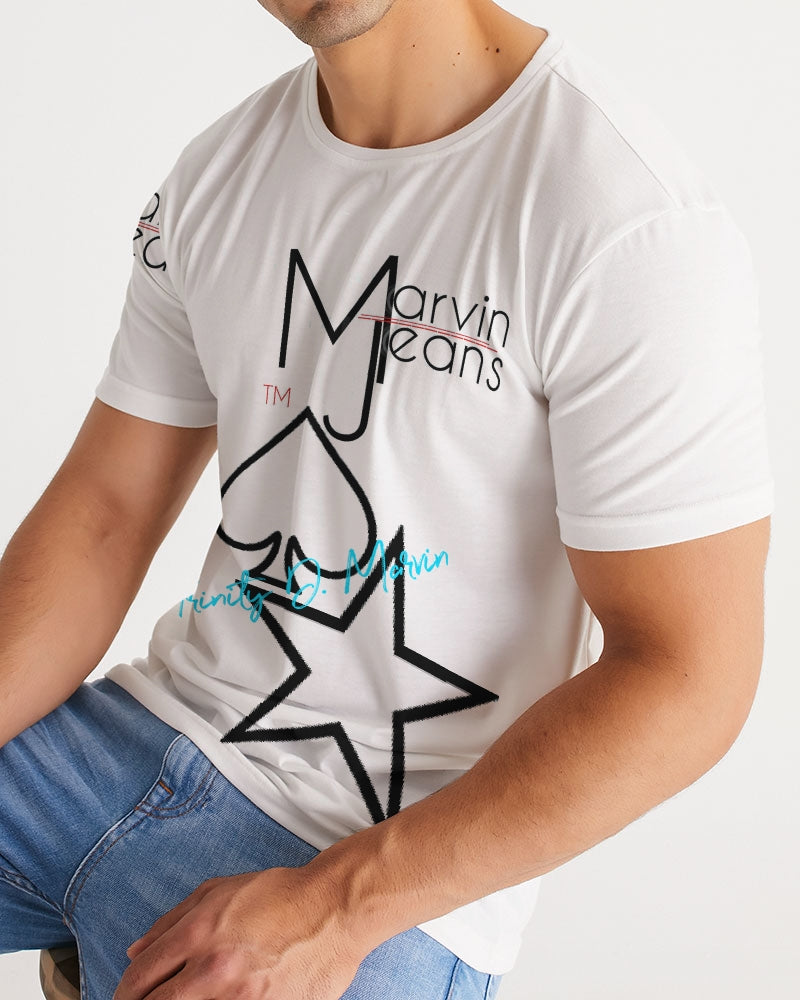 All white Men's Tee