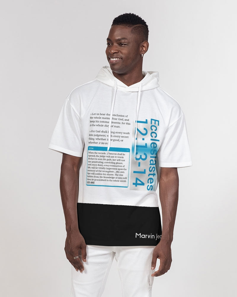 Gospel message BY MARVIN JEANS Men's Premium Heavyweight Short Sleeve Hoodie