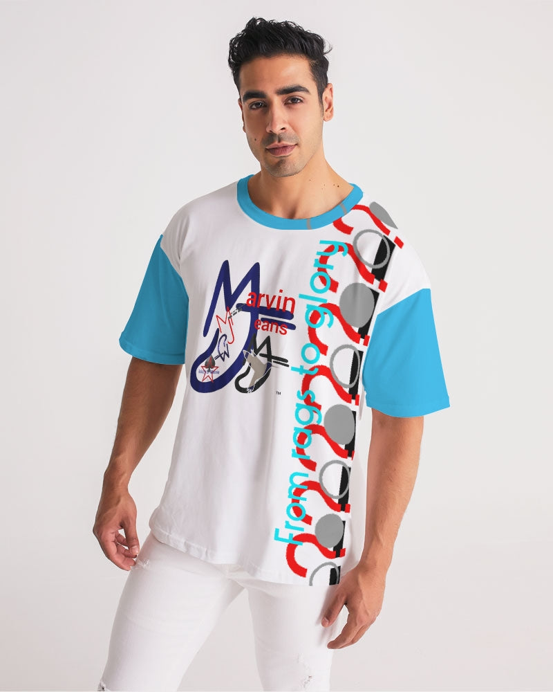 Loud blue by Marvin Jeans and Trinity D Marvin Men's Premium Heavyweight Tee