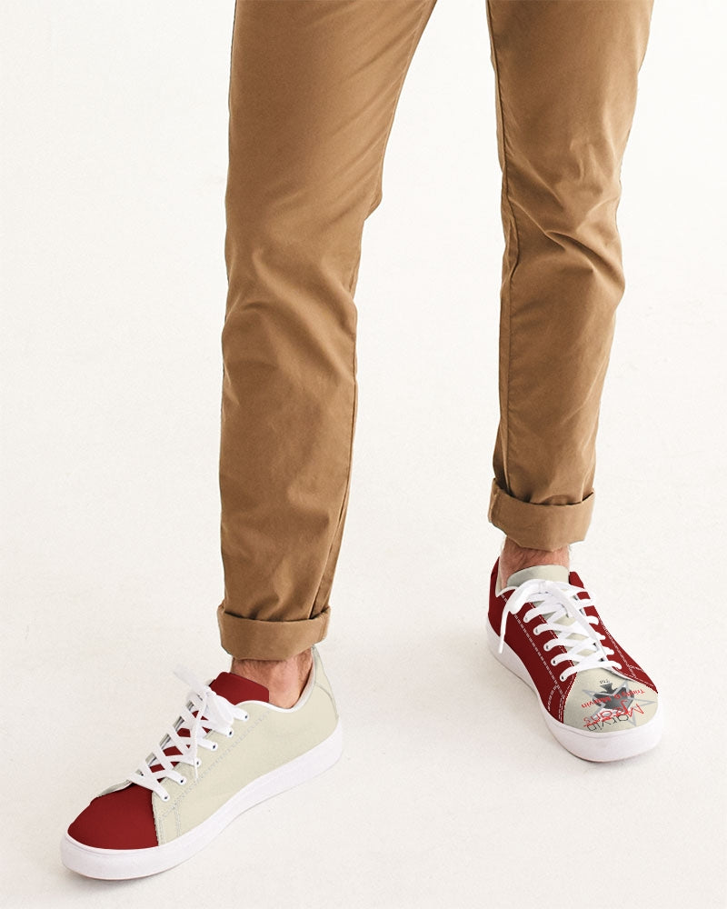 Blake maroon mix Men's Faux-Leather Sneaker