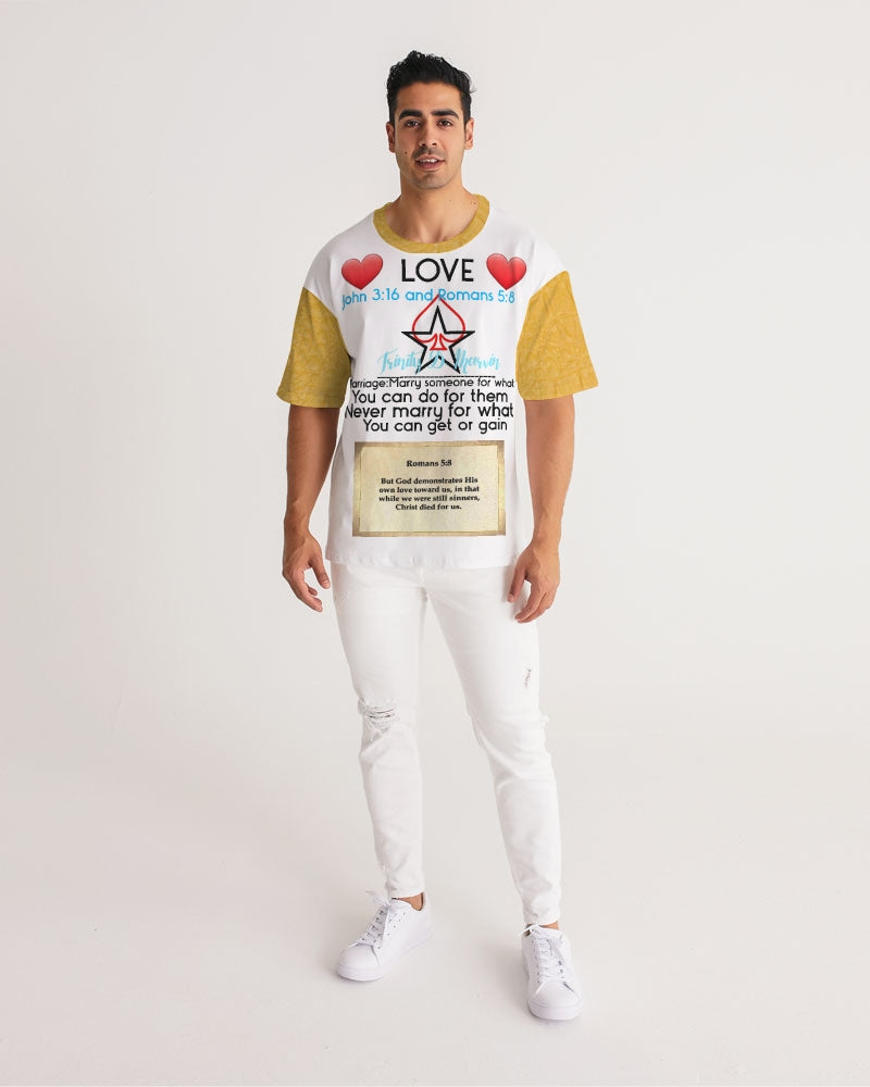 Gator yellow gospel of love Trinity D Marvin Men's Premium Heavyweight Tee