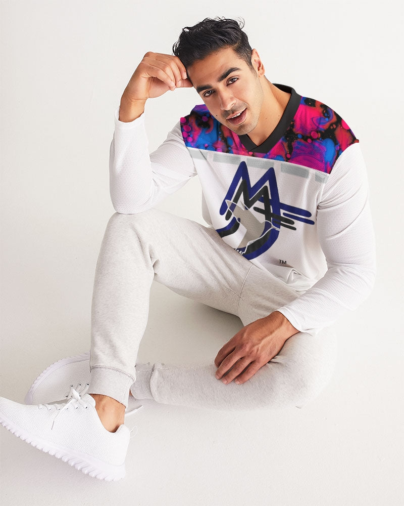 High tide by Marvin Jeans and Trinity D Marvin Men's Long Sleeve Sports Jersey