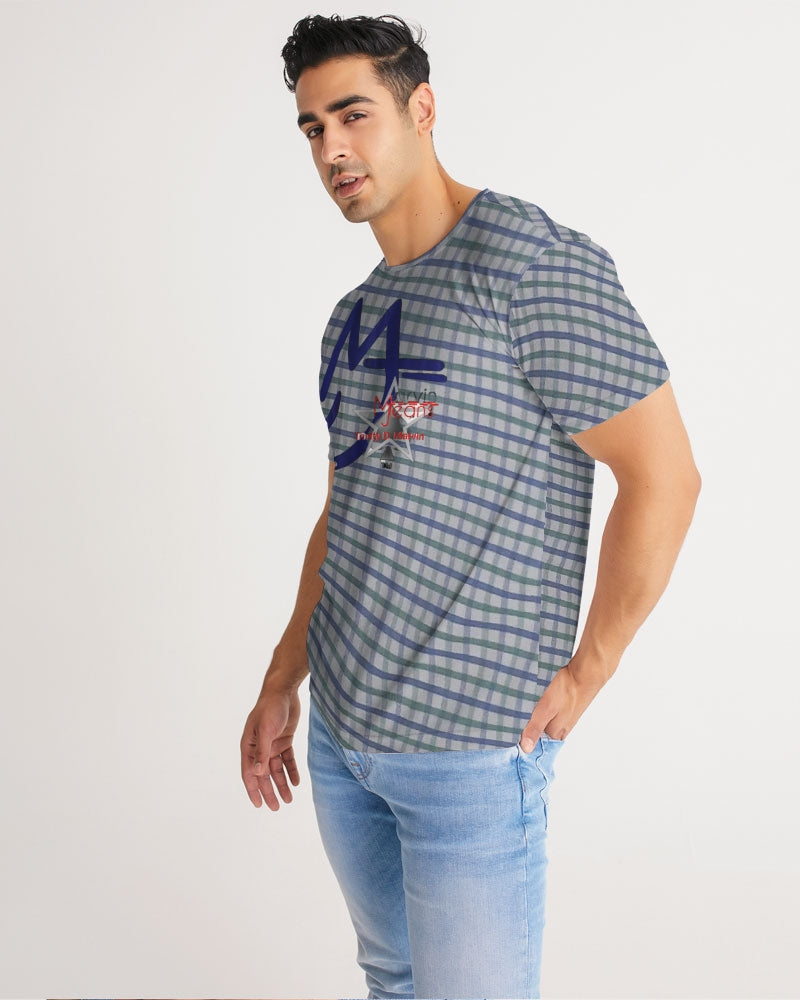 Grid mix by Trinity D. Marvin and Marvin Jeans Men's Tee