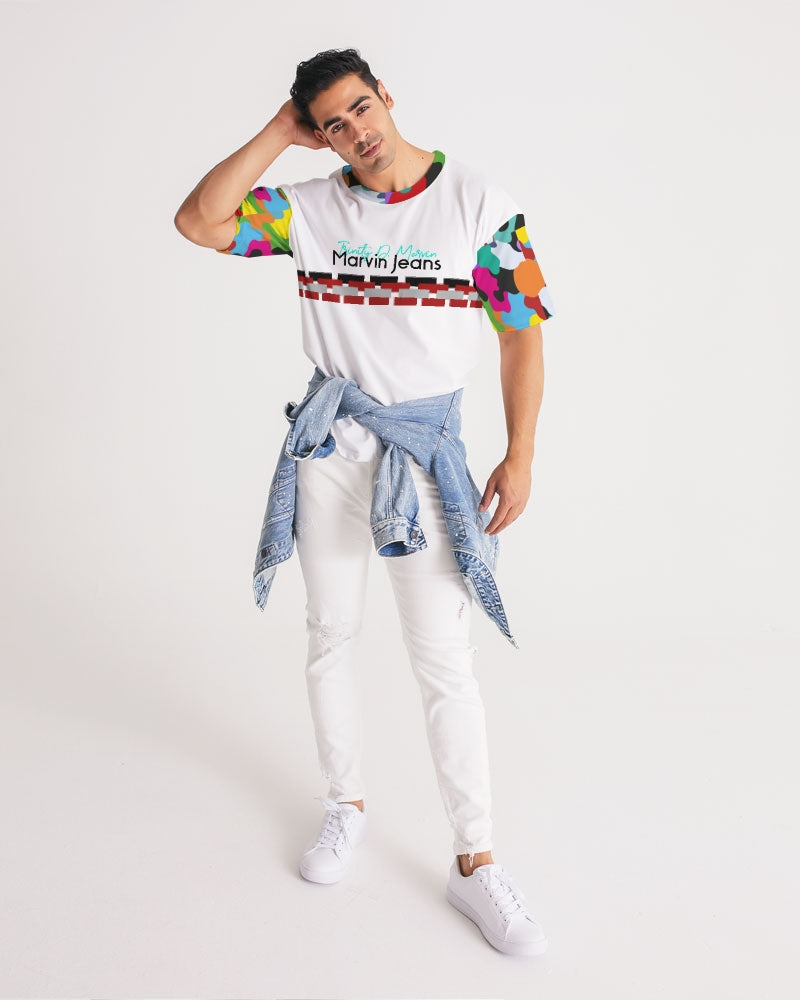 Crazy combo by Marvin Jeans and Trinity D Marvin Men's Premium Heavyweight Tee