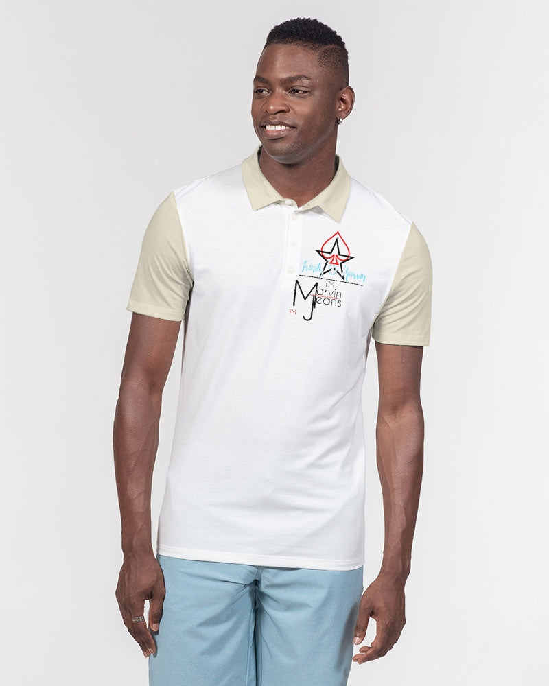 Blake BY MARVIN JEANS Men's Slim Fit Short Sleeve Polo