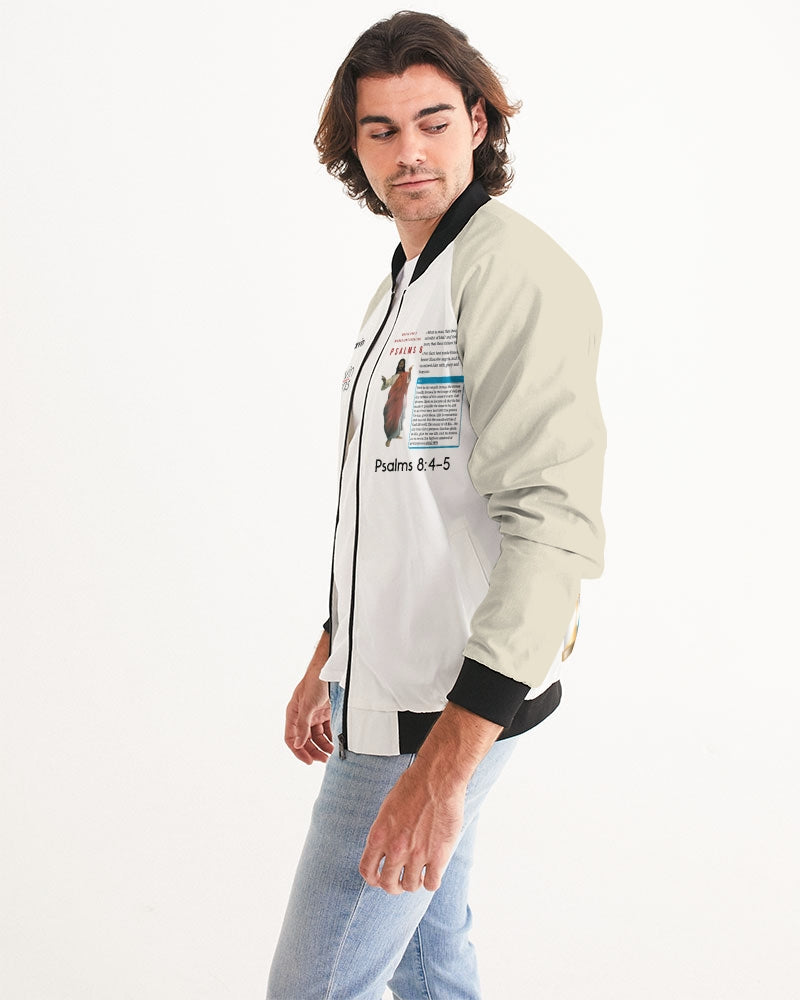 Gospel message BY MARVIN JEANS Men's Bomber Jacket