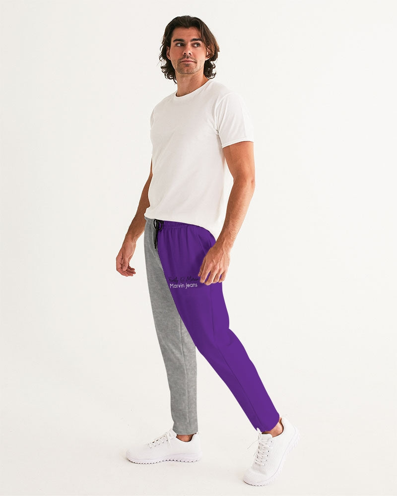 Cool grey half purple by Marvin Jeans and Trinity D Marvin Men's Joggers