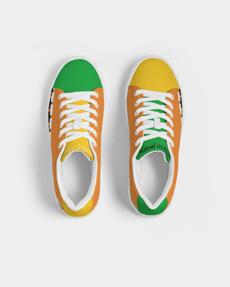 Crazy mix Women's Faux-Leather Sneaker