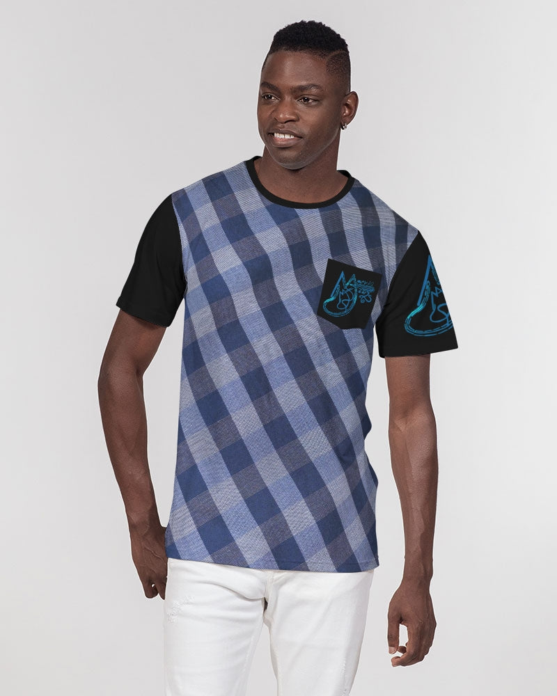 Blue Stripes BY MARVIN JEANS Men's Everyday Pocket Tee