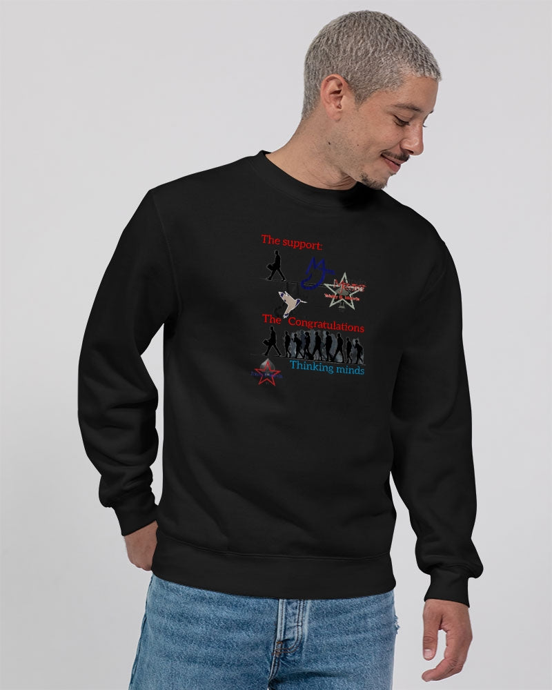 Dry support by Marvin Jeans and Trinity D Marvin Unisex Premium Crewneck Sweatshirt | Lane Seven
