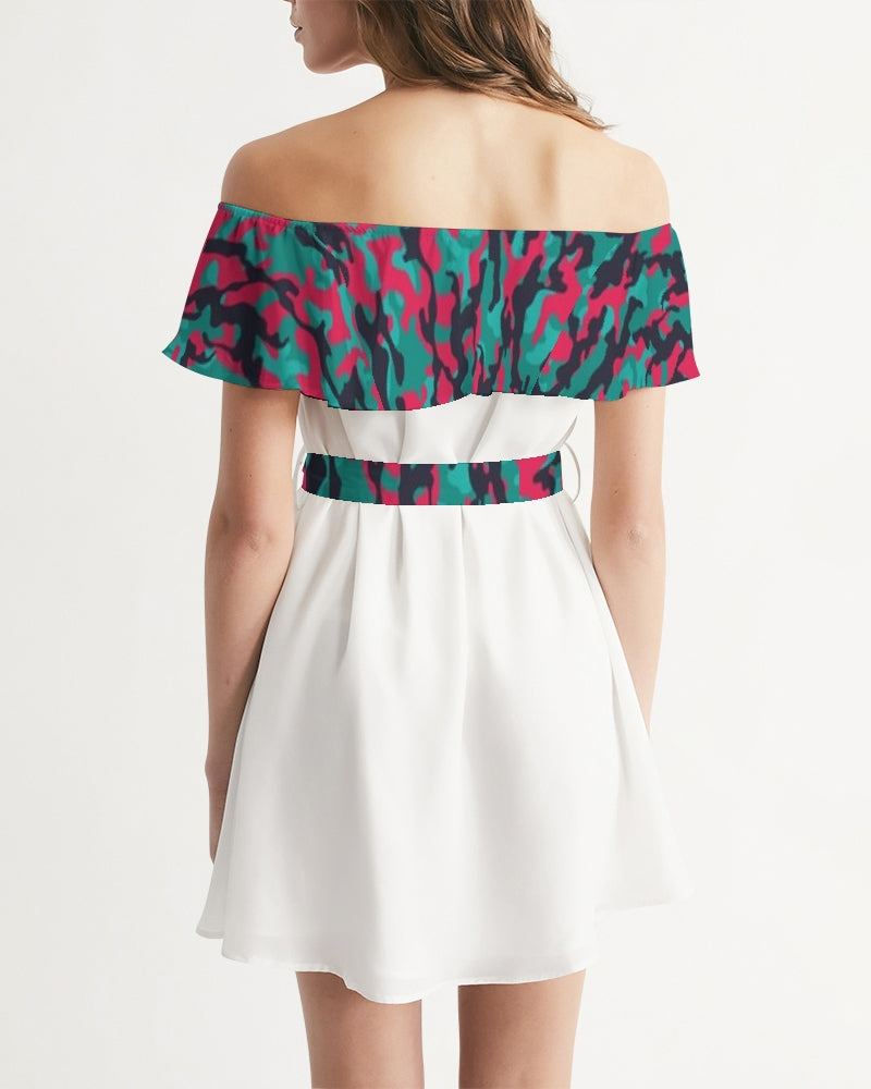 Brilliant BY MARVIN JEANS Women's Off-Shoulder Dress