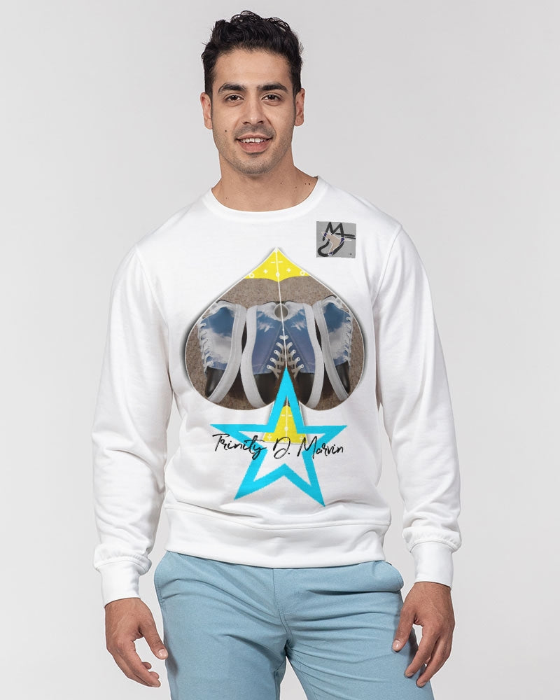 Classic sneakers 2 skydive BY MARVIN JEANS Men's Classic French Terry Crewneck Pullover