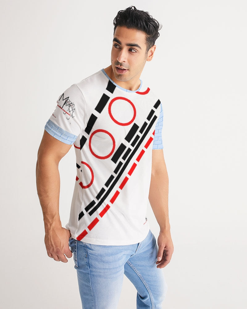 Baby blue brick by Marvin Jeans and Trinity D Marvin Men's Tee