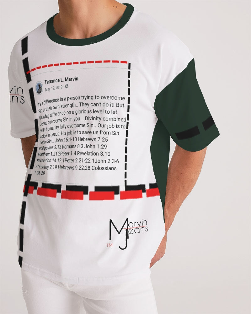 Gospel message victory by Trinity D. Marvin and Marvin Jeans Men's Premium Heavyweight Tee