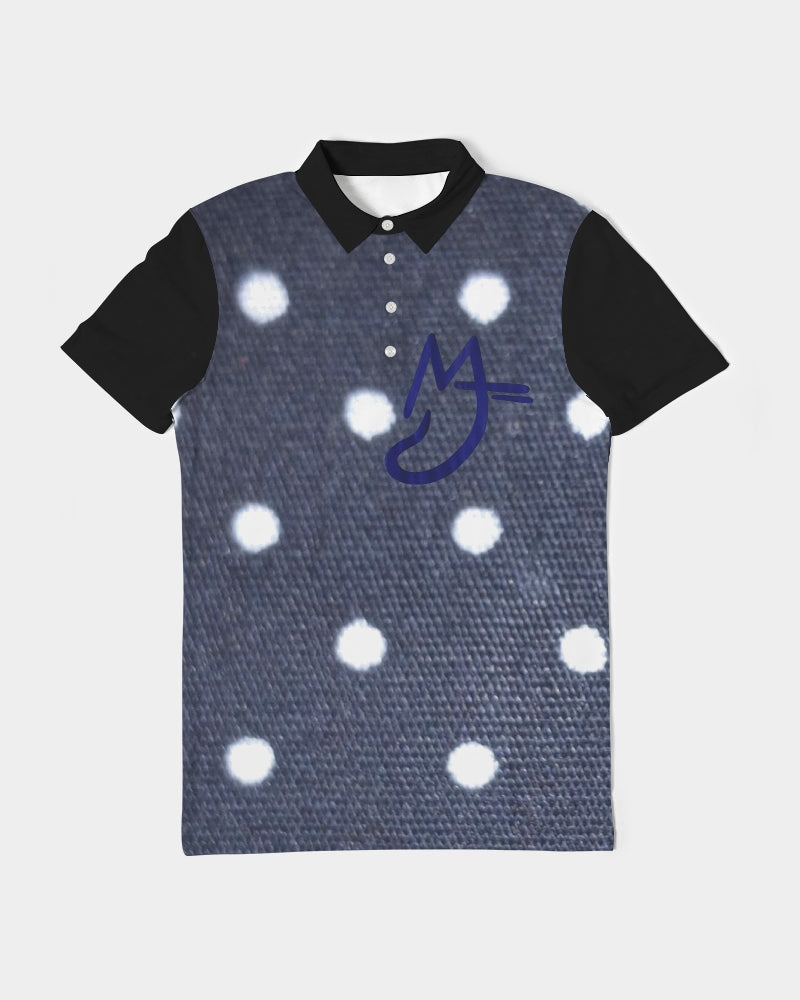 Dots by Marvin Jeans and Trinity D Marvin Men's Slim Fit Short Sleeve Polo