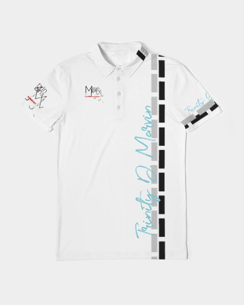 @the MARVIN JEANS company Men's Slim Fit Short Sleeve Polo