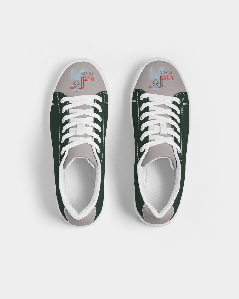 Above greatness light gray Men's Faux-Leather Sneaker