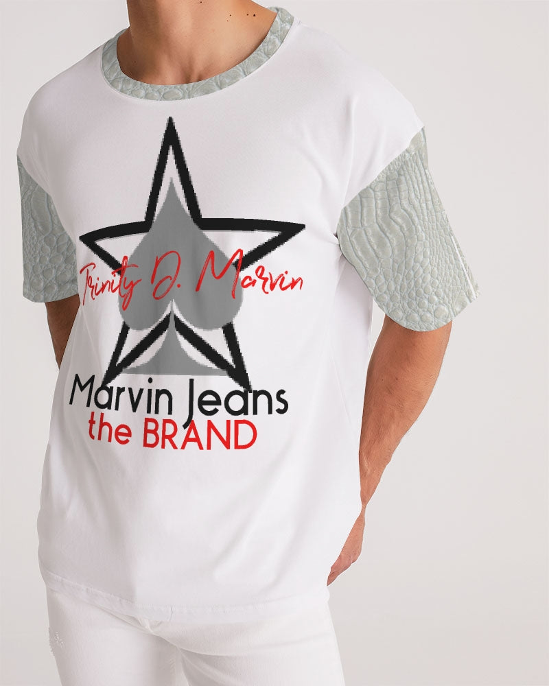 Gator white BY MARVIN JEANS Men's Premium Heavyweight Tee