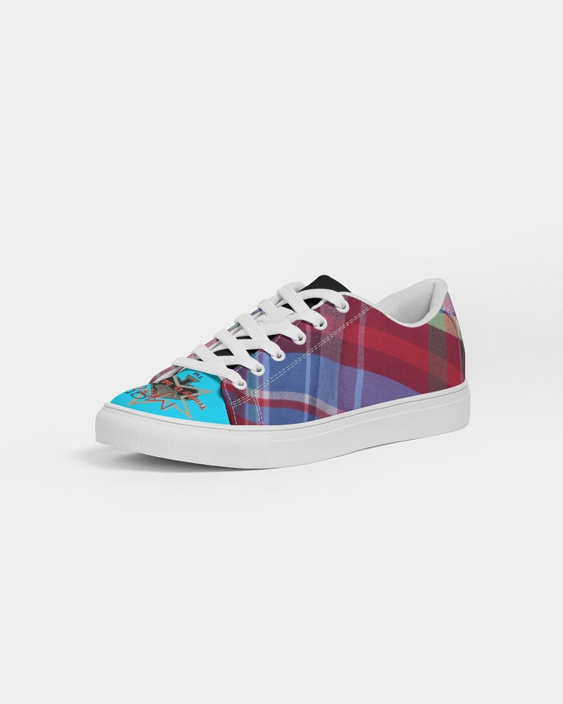 Glory plaids BY MARVIN JEANS Men's Faux-Leather Sneaker