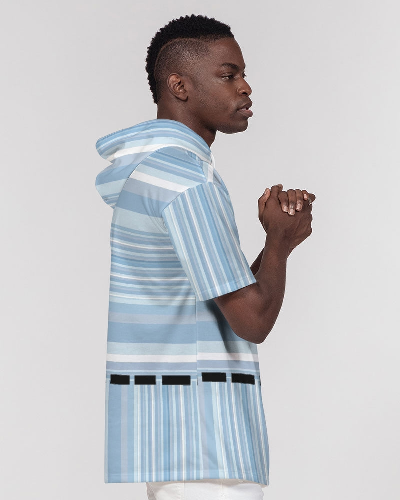 Brick city strip mix BY MARVIN JEANS Men's Premium Heavyweight Short Sleeve Hoodie
