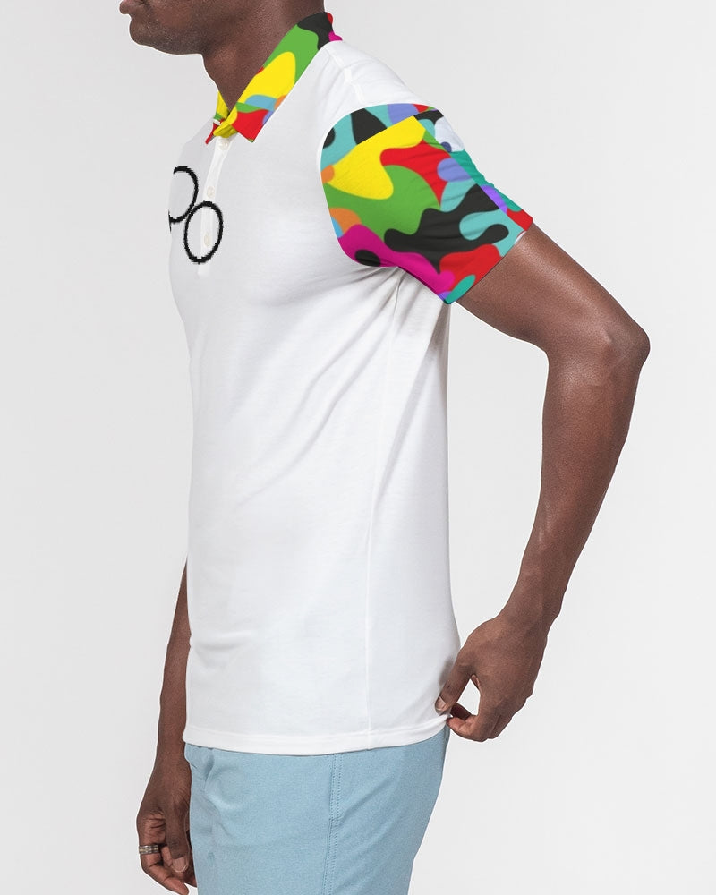 Crazy combo by Marvin Jeans and Trinity D Marvin Men's Slim Fit Short Sleeve Polo