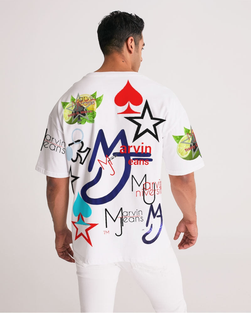 From rags to glory Logo's 2.0 by Marvin Jeans and Trinity D Marvin Men's Premium Heavyweight Tee