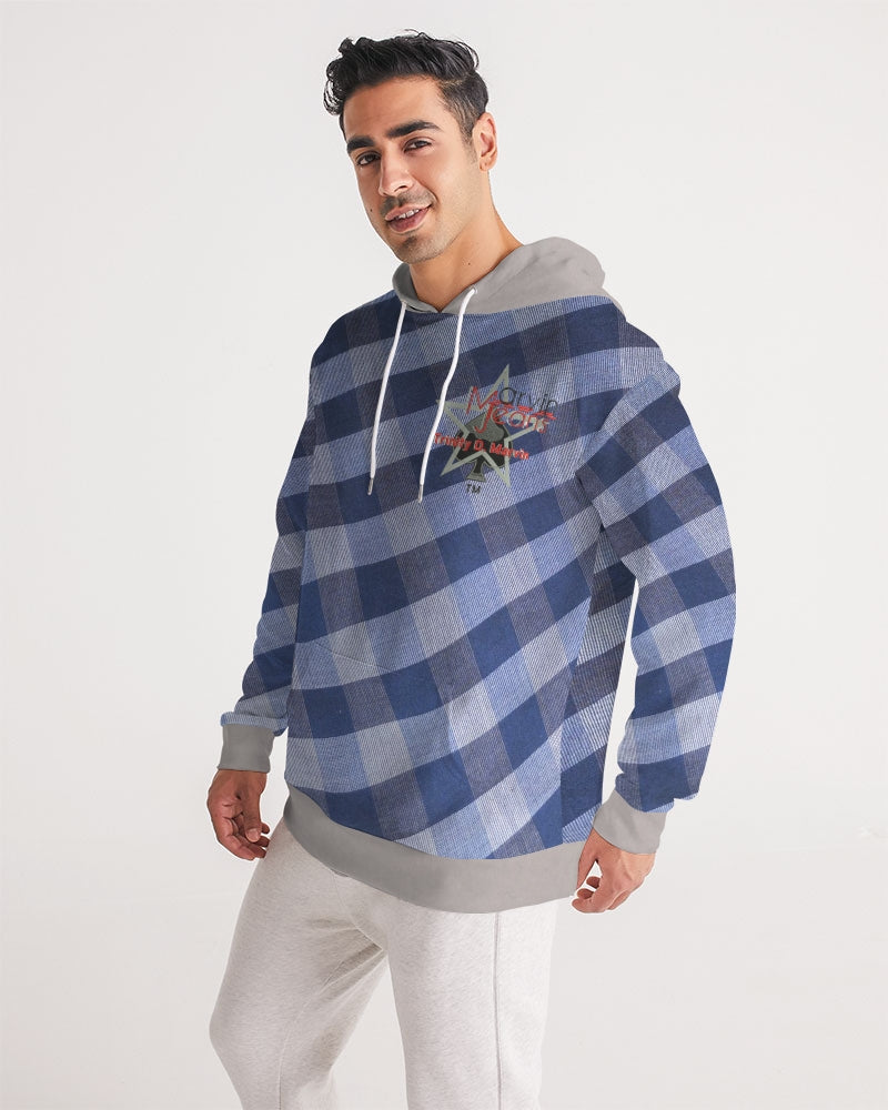 Blue strips by Marvin Jeans and Trinity D Marvin Men's Hoodie