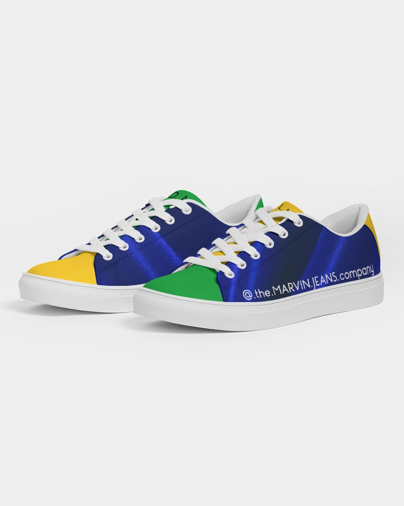 GREATER Men's Faux-Leather Sneaker