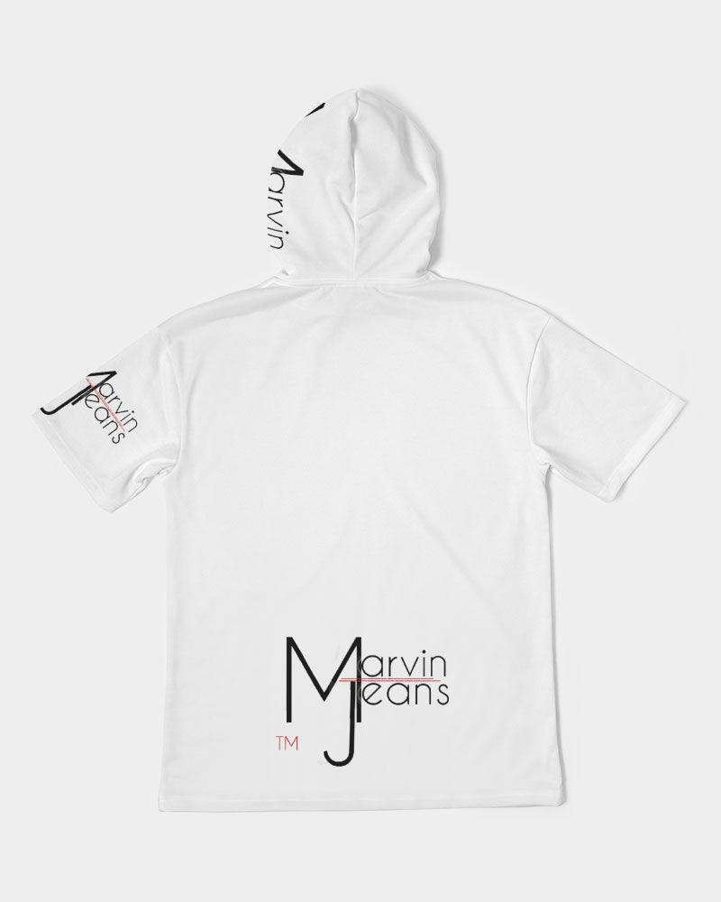 Logo's upgrade by Marvin Jeans and Trinity D Marvin Men's Premium Heavyweight Short Sleeve Hoodie