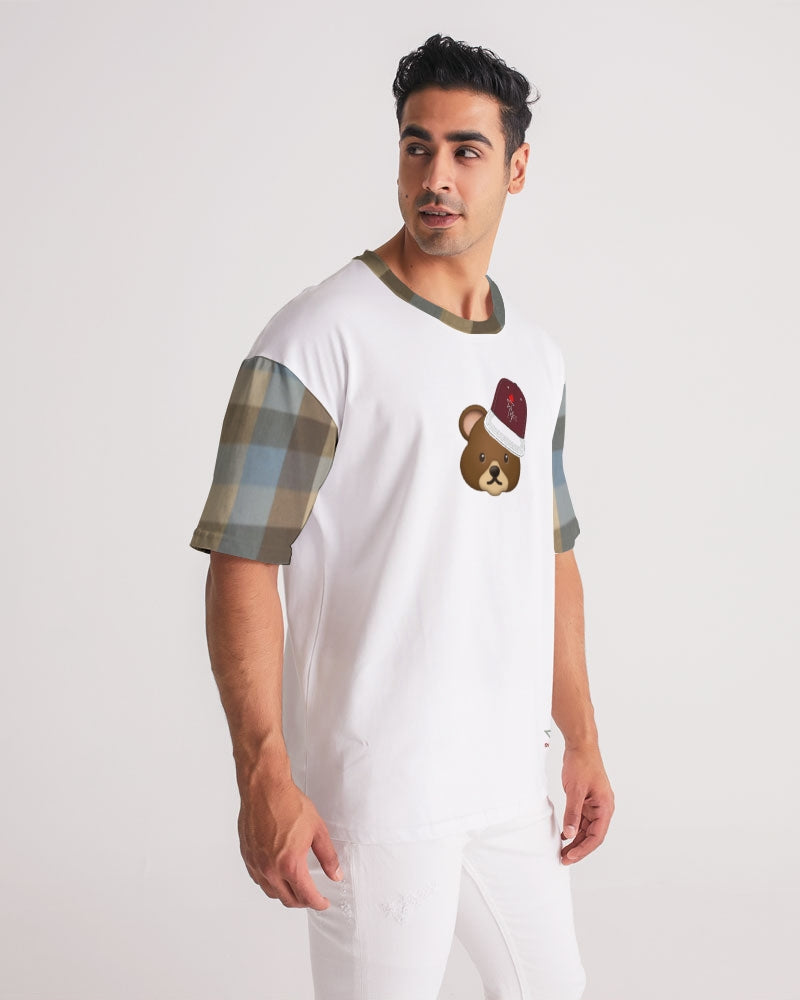 @plaids bear cap Men's Premium Heavyweight Tee