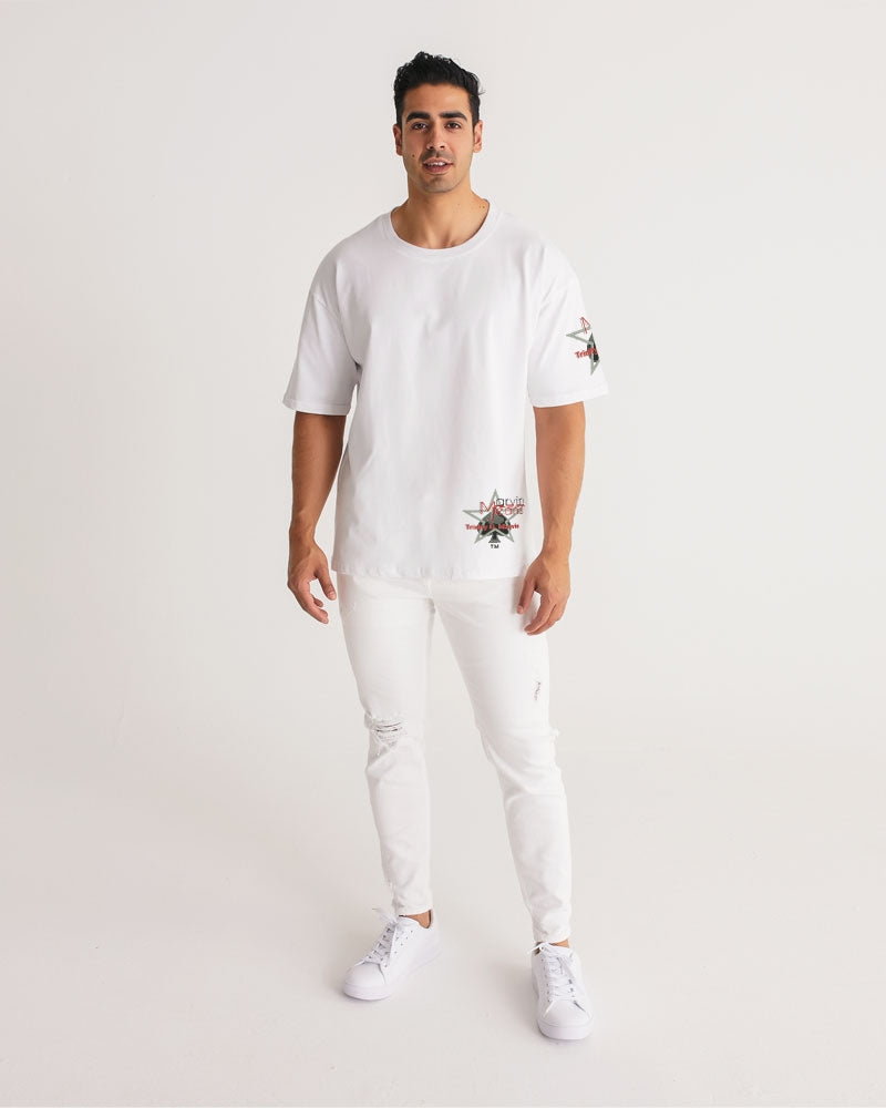 All white BY MARVIN JEANS Men's Premium Heavyweight Tee