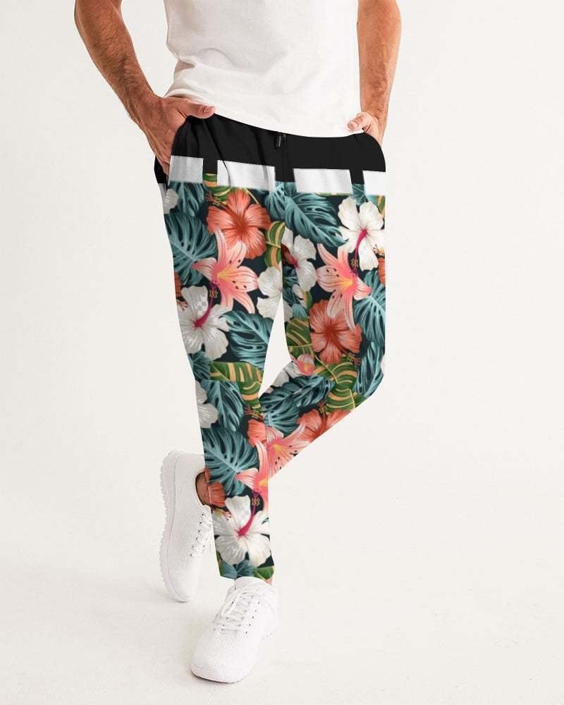 Garden splash by Trinity D. Marvin and Marvin Jeans Men's Joggers