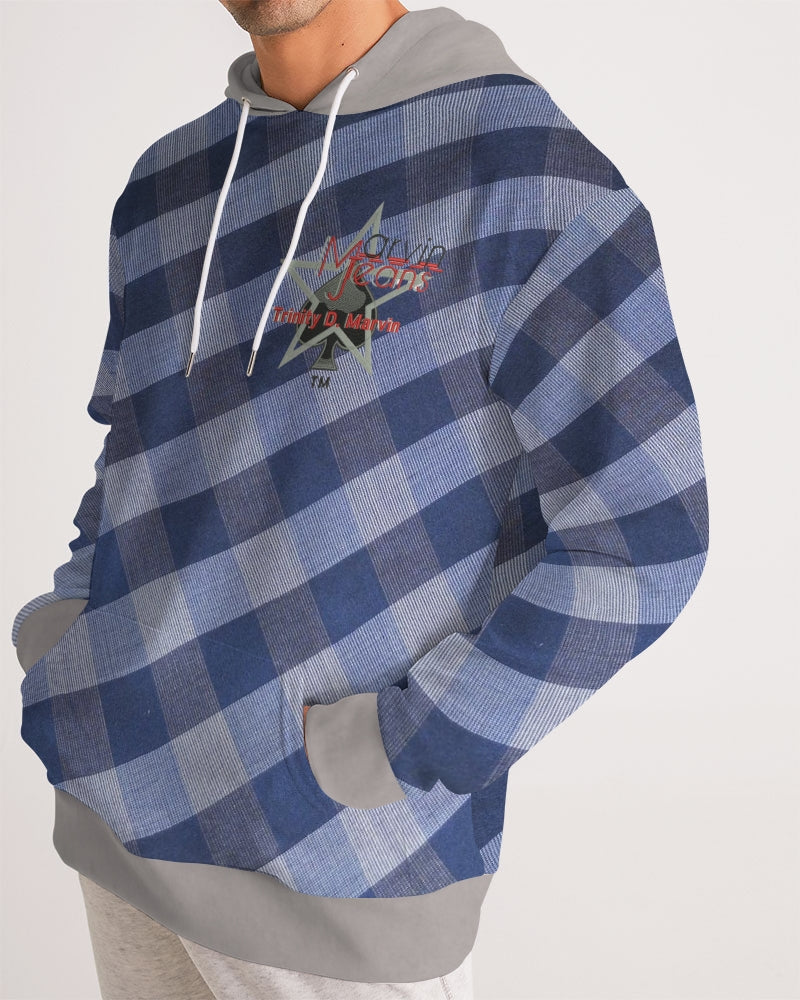 Blue strips by Marvin Jeans and Trinity D Marvin Men's Hoodie
