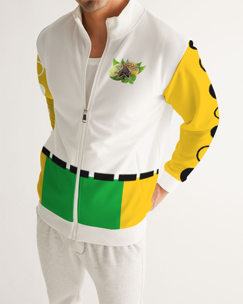Lemon Lime Green Bay BY MARVIN JEANS Men's Track Jacket