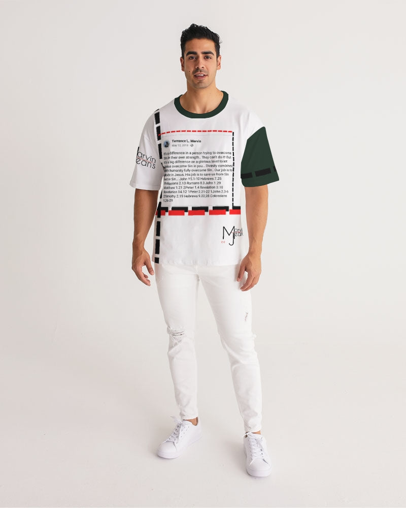 Gospel message victory by Trinity D. Marvin and Marvin Jeans Men's Premium Heavyweight Tee